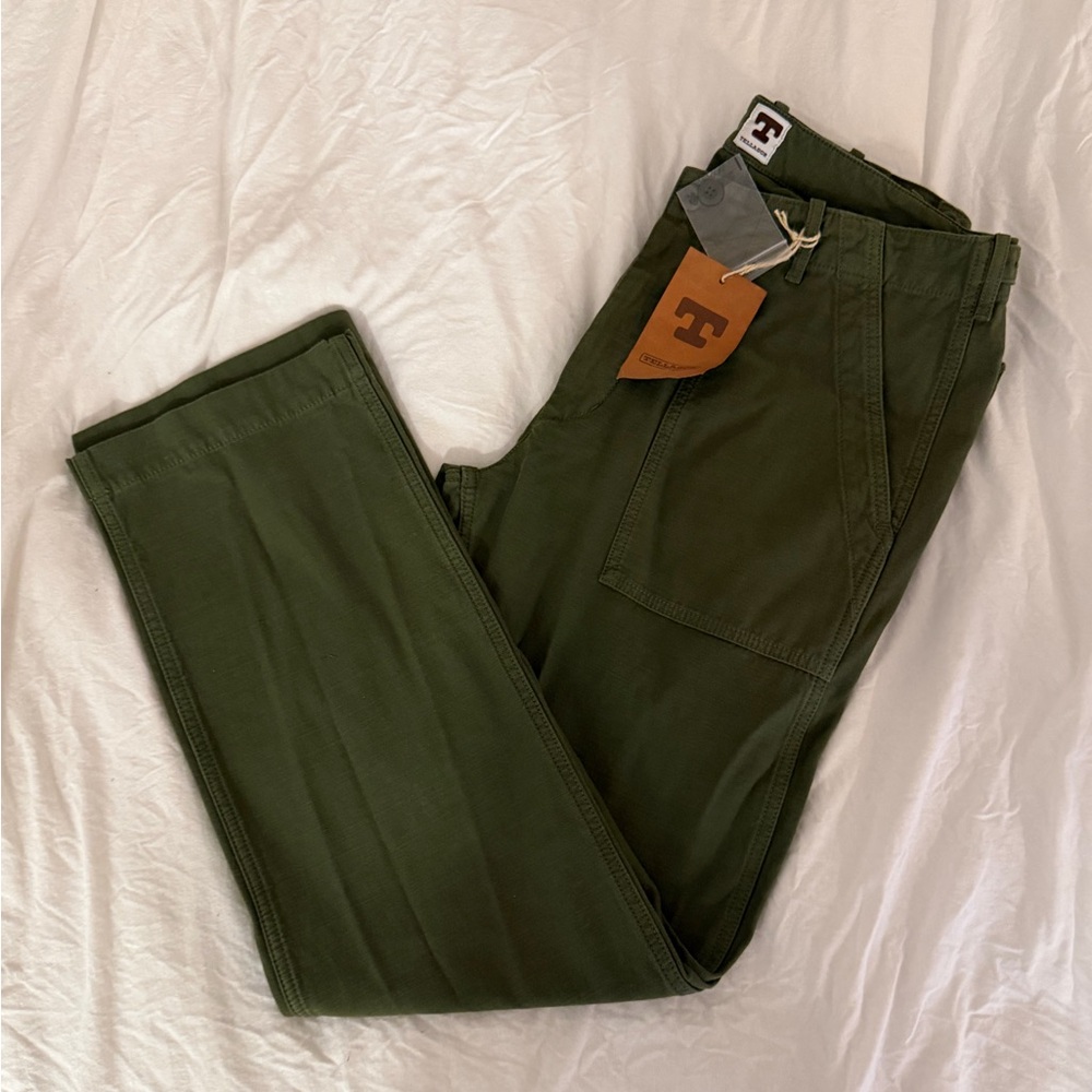 Tellason Olive Fatigue Pants - Never Worn, Size 34